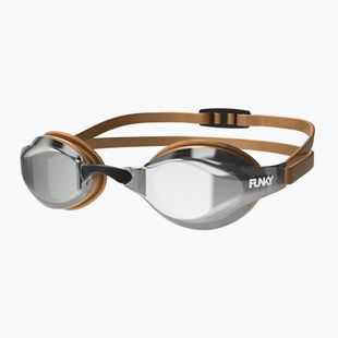 Occhialini da nuoto Funky XT Machine Mirror Gold Member