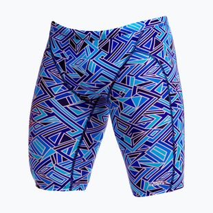 Jammer da nuoto da uomo Funky Trunks Training Jammers blue bits