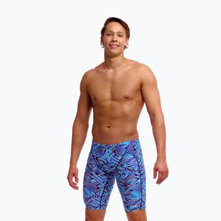 Jammer da nuoto da uomo Funky Trunks Training Jammers blue bits