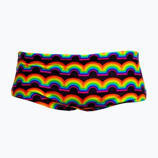 Boxer da nuoto da uomo Funky Trunks Sidewinder Trunks rainbowie