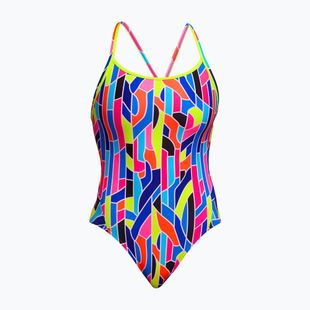 Costume da bagno intero da donna  Funkita Diamond Back One piece fault lines