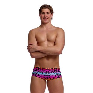 Boxer da nuoto uomo Funky Trunks Sidewinder Trunks wild animal