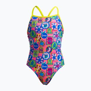 Costume da bagno intero bambino Funkita Tie Me Tight One Piece zesty besty