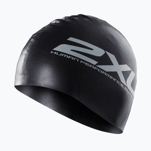 2XU Cuffia in silicone nero/nero