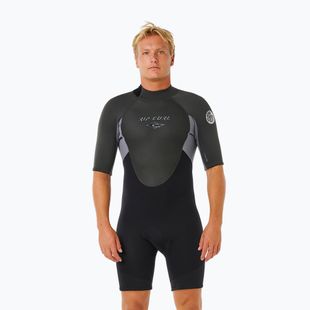 Muta da nuoto uomo Rip Curl Omega 2/2 mm Back Zip Springsuit grey