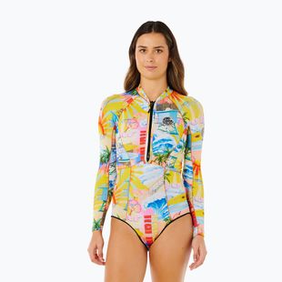 Muta da nuoto donna Rip Curl G-Bomb 1.5 mm Full Zip Springsuit multicolor