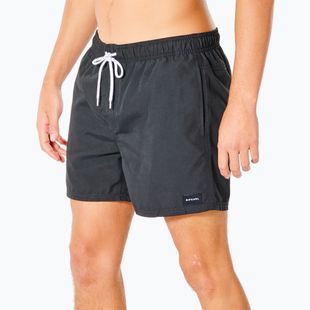 Pantaloncini da bagno Rip Curl Offset Volley da uomo, nero