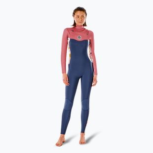 Muta Rip Curl Dawn Patrol 4/3 mm GB C/Zip rosa ardesia da donna