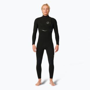 Uomo Rip Curl E Bomb 4/3 mm Zip Free Swim Foam Nero