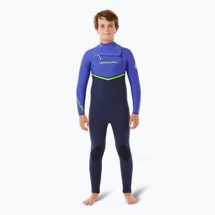 Rip Curl Flashbomb 4/3 mm Chest Zip wild berry schiuma da nuoto per bambini