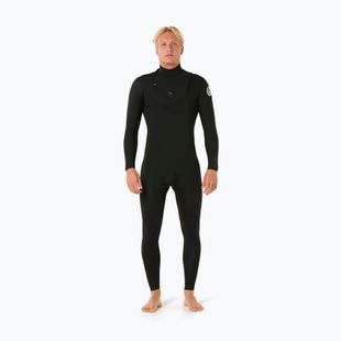 Rip Curl Dawn Patrol 3/2 mm Chest Zip nero schiuma nuoto uomo