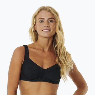 Rip Curl Premium Surf E Cup top costume da bagno nero
