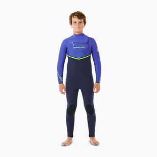 Rip Curl Flashbomb 3/2 mm Chest Zip wild berry schiuma da nuoto per bambini
