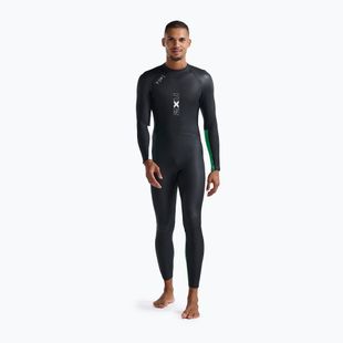 Muta da triathlon 2XU Propel Openwater da uomo nero/verde brillante