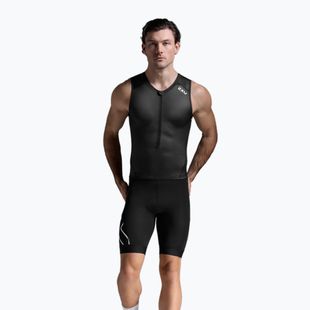 Tuta da triathlon da uomo 2XU Core nero/bianco