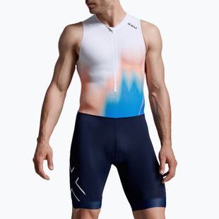 Body da triathlon da uomo 2XU Core nebula blaze/midnight