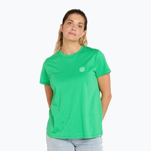 Maglietta Rip Curl Re-Entry Crew verde da donna