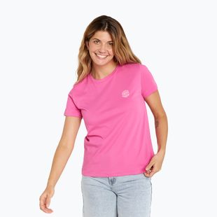 Maglietta Rip Curl Re-Entry Crew donna rosa caldo