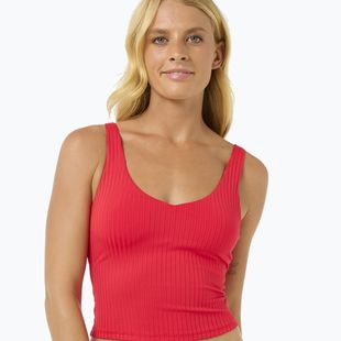 Rip Curl Premium Surf Tankini top rosso ibisco