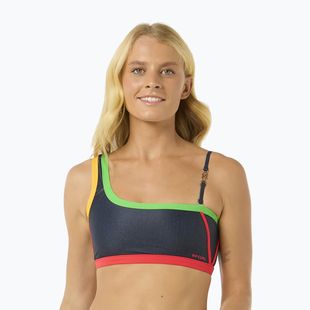 Rip Curl Gigi One Shoulder, top del costume da bagno in denim scuro