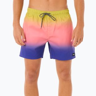 Pantaloncini da bagno Rip Curl Laze Fade Volley da uomo wild berry