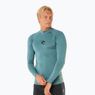 Rip Curl Waves UPF Performance manica lunga nuoto uomo bluestone