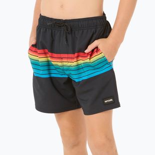Pantaloncini da bagno Rip Curl Surf Revival Volley per bambini, nero