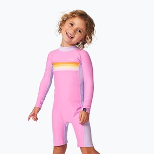 Rip Curl Rainbow Tide Springsuit - costume intero da bambino rosa brillante