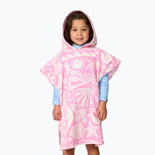 Poncho da donna Rip Curl Mixed Snap Cotton Hooded pink