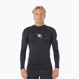Maglia a maniche lunghe da nuoto da uomo Rip Curl Waves Upf Perf black