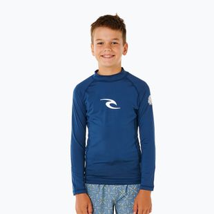 Maglia a maniche lunghe da nuoto per bambini Rip Curl Waves Upf light navy
