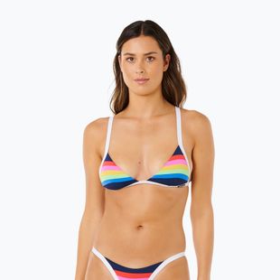 Reggiseno da bikini Rip Curl Surf Stripe Fixed Tri dark navy