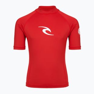 Maglietta da nuoto per bambini Rip Curl Waves Upf lava red