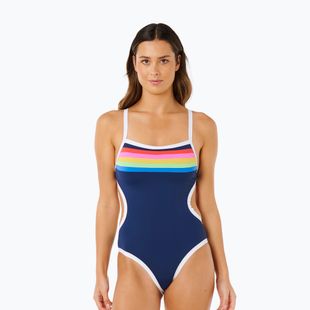 Costume intero da donna Rip Curl Surf Stripe Cheeky dark navy