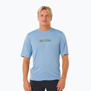 Maglietta da nuoto da uomo Rip Curl Icons Of Surflite Upf faded denim