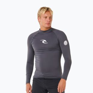 Maglia a maniche lunghe da nuoto da uomo Rip Curl Waves Upf Perf charcoal grey