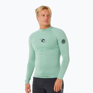 Maglia a maniche lunghe da nuoto da uomo Rip Curl Waves Upf Perf aloe