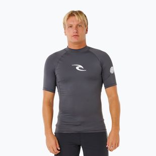 Maglietta da nuoto da uomo Rip Curl Waves Upf Perf charcoal grey