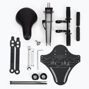 Sella da bicicletta per bambini Shotgun + manubrio combinato nero