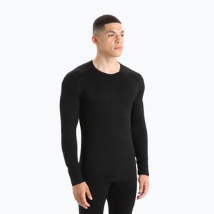 Maglia termica da uomo icebreaker 260 Tech Crewe black