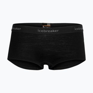 Boxer termici da donna Icebreaker Merino 200 Oasis Boy Shorts black
