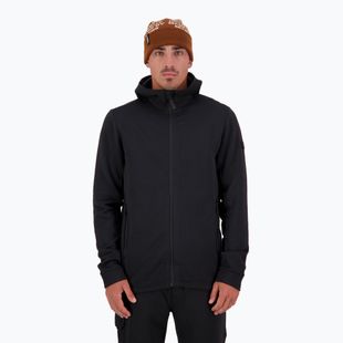 Uomo Mons Royale Arcadia Merino Fleece Hoody nero