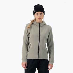 Felpa donna Mons Royale Arcadia Merino Fleece Hoody asciugata salvia