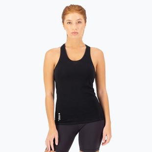 Canotta termica attiva da donna Mons Royale Bella Merino Tank nero