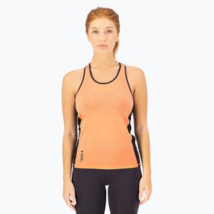 Canotta termica da donna Mons Royale Bella Merino Tank punch/nero