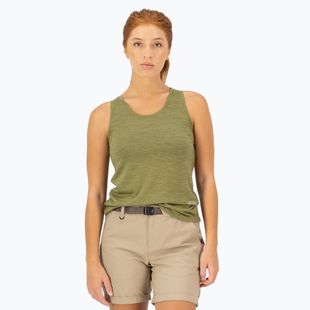 Canotta termica attiva da donna Mons Royale Zephyr Tencel Tank felce