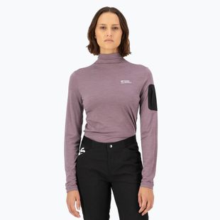 Maglia termica da donna Mons Royale Diversion Mock Neck mauve