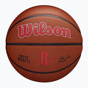 Wilson NBA Team Alliance Houston Rockets marrone basket dimensioni 7