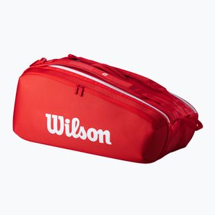 Wilson Super Tour Red 9PK borsa da tennis rossa