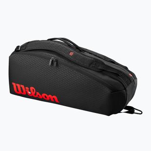 Borsa da tennis Wilson Clash V3 Super Tour 6PK nero/infrarosso